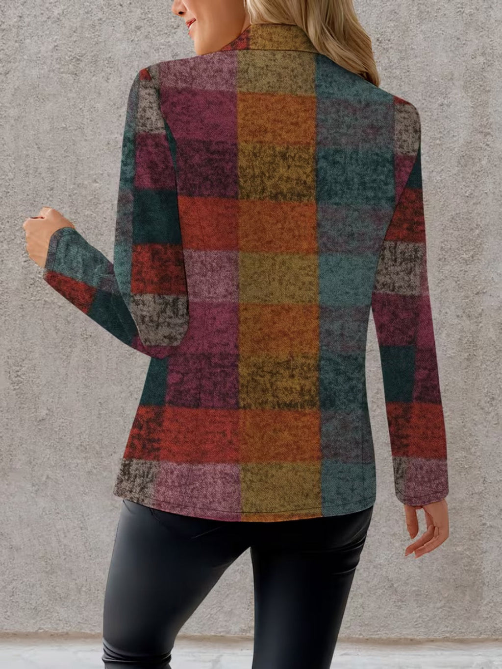 Daisy | Autumn Plaid Blazer