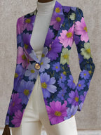 Martha | Purple Cosmos Blazer