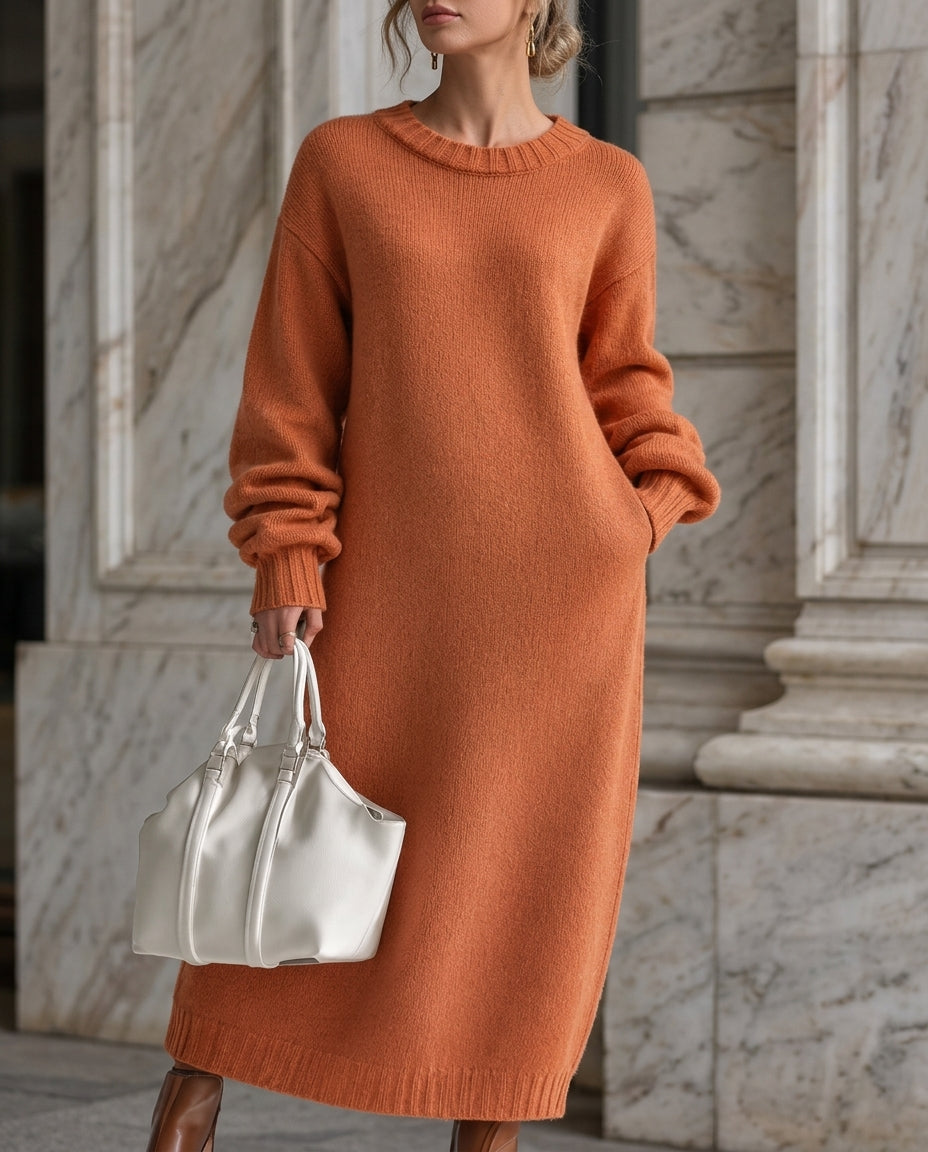 Lois | Adara Women's Oversized Knit Maxi Dress