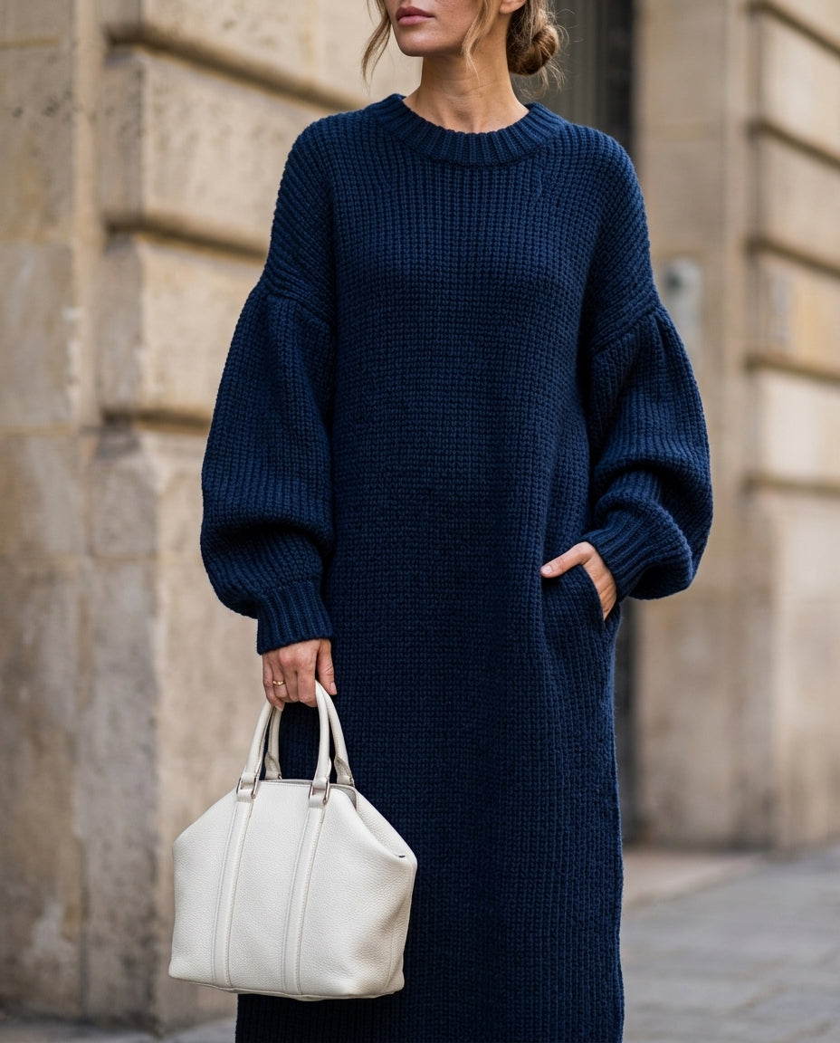 Lois | Adara Women's Oversized Knit Maxi Dress