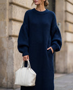 Lois | Adara Women's Oversized Knit Maxi Dress
