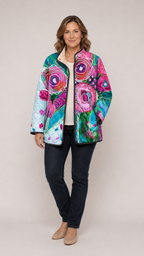 Cora | Elegant Floral Pattern Jacket