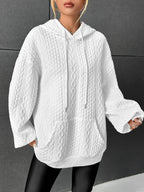Eloise | Women's Oversized Hooded Sweater – Comfortable Relaxed Drawstring Casual Warm Everyday Hoodie