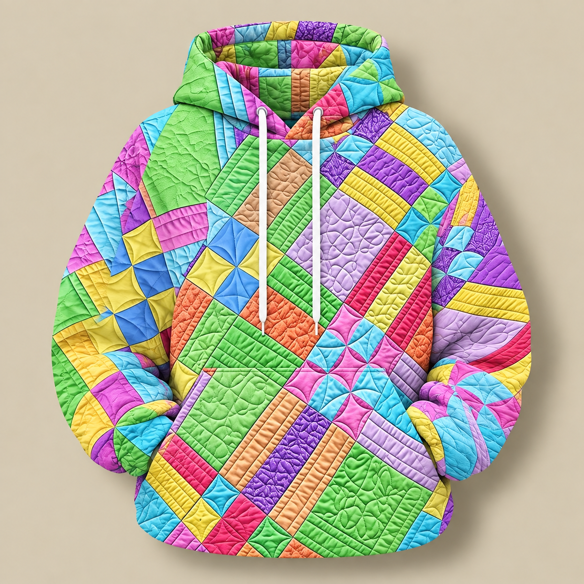 Amelia | Quilted Pinwheel Hoodie