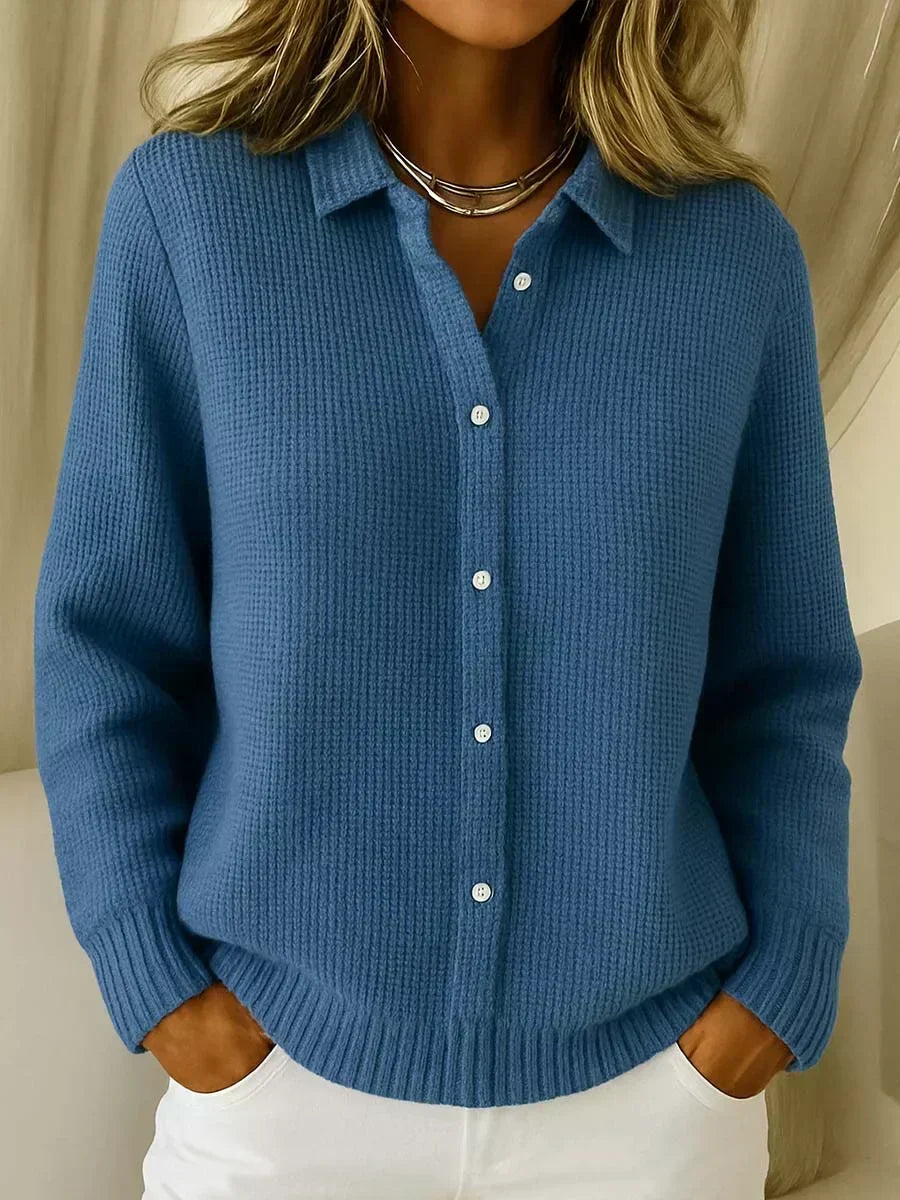Bonnie | Textured Button-Up Cardigan