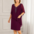 Gloria | Elegant Draped Dress