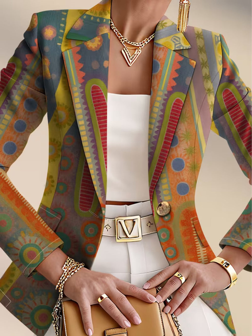 Sally | Bohemian Medallion Blazer