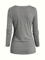 Alison | Women's Casual Knitted Top with Turtleneck and Ruffle Details Trendy Everyday Wear Lightweight Comfort