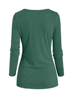 Alison | Women's Casual Knitted Top with Turtleneck and Ruffle Details Trendy Everyday Wear Lightweight Comfort
