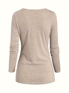 Alison | Women's Casual Knitted Top with Turtleneck and Ruffle Details Trendy Everyday Wear Lightweight Comfort