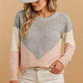 Janet | Women's Soft Crew Neck Knit Sweater – Easy Everyday Layer for Spring Autumn and Winter Wear