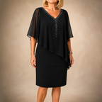 Gloria | Elegant Draped Dress