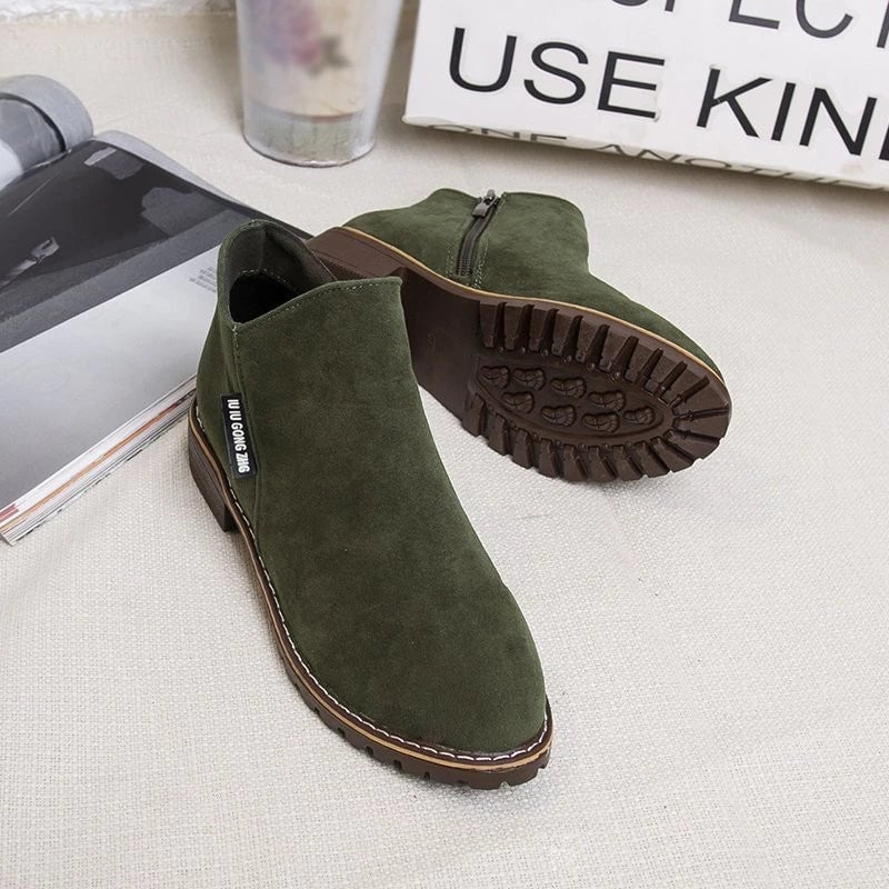 Mary | Thick Sole Ankle Boots
