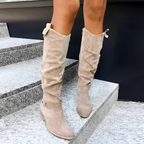 Sally | Madeleine Knee-High Suede Boots