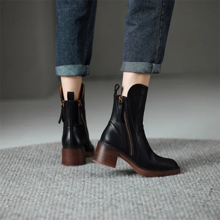 Margaret | Elegant Leather Boots