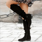 Sally | Madeleine Knee-High Suede Boots