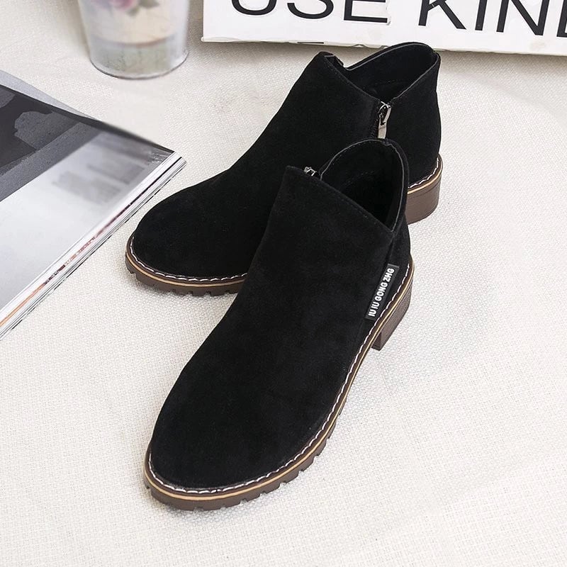 Mary | Thick Sole Ankle Boots