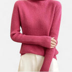 Hailey | Women's Thick Ribbed Turtleneck Sweater