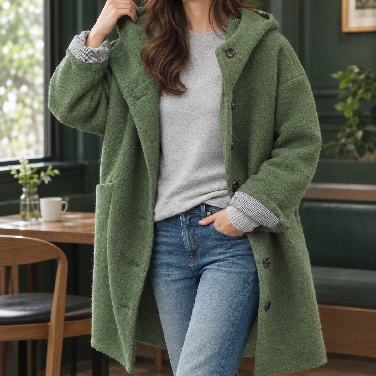 Elena | Hooded Coat