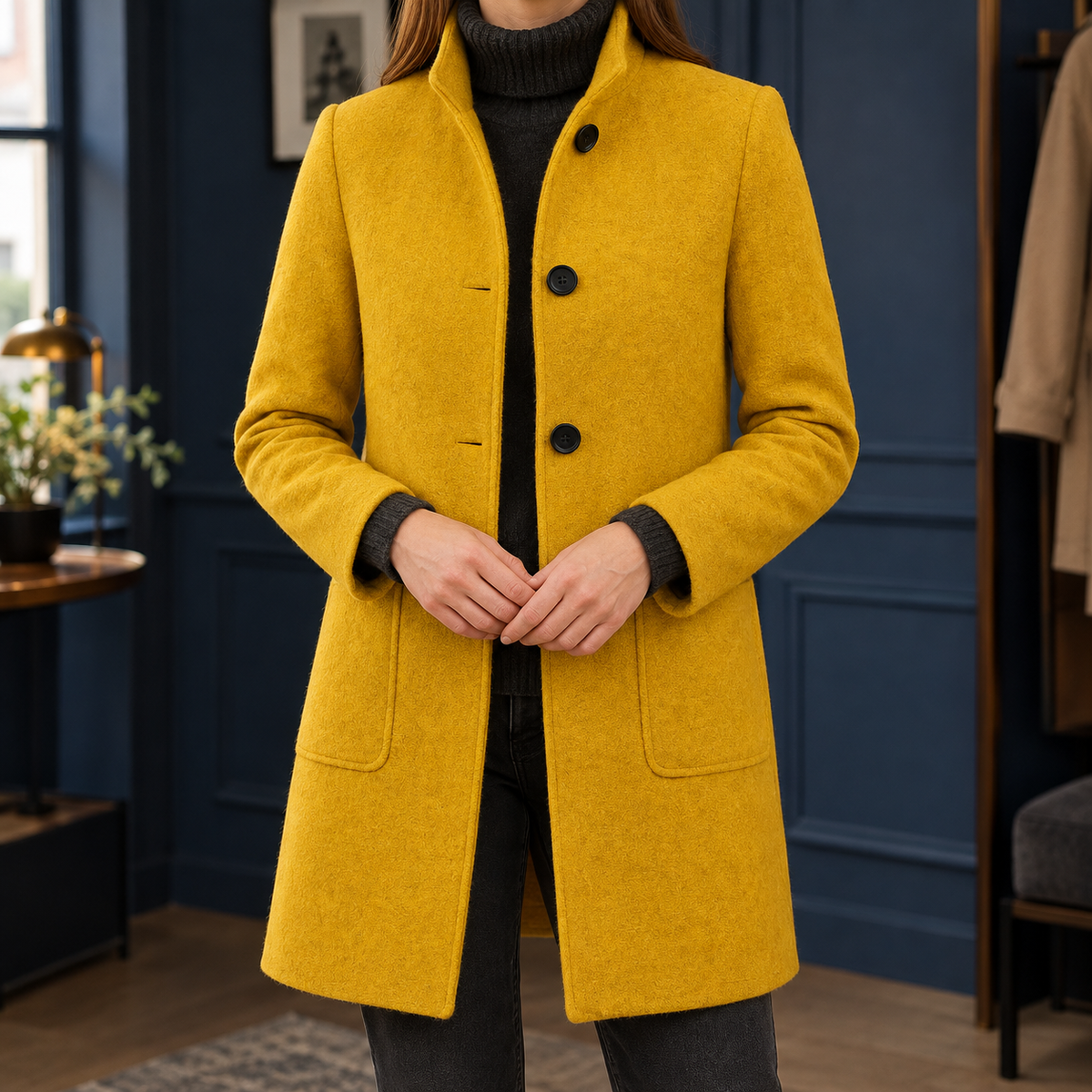 Willow | Stand Collar Coat