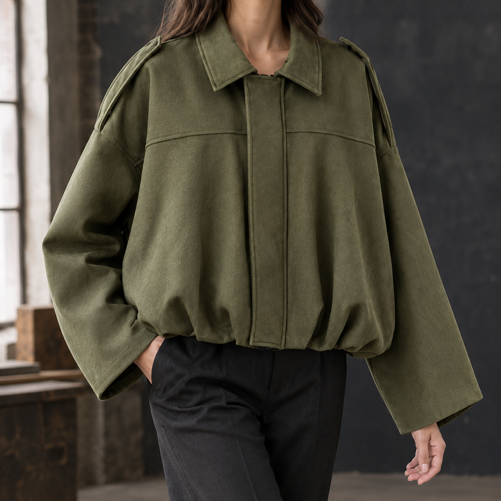 Neva | Oversized Bomber Jacket