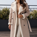 Sylvia | Contrast Trim Coat