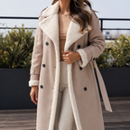 Sylvia | Contrast Trim Coat