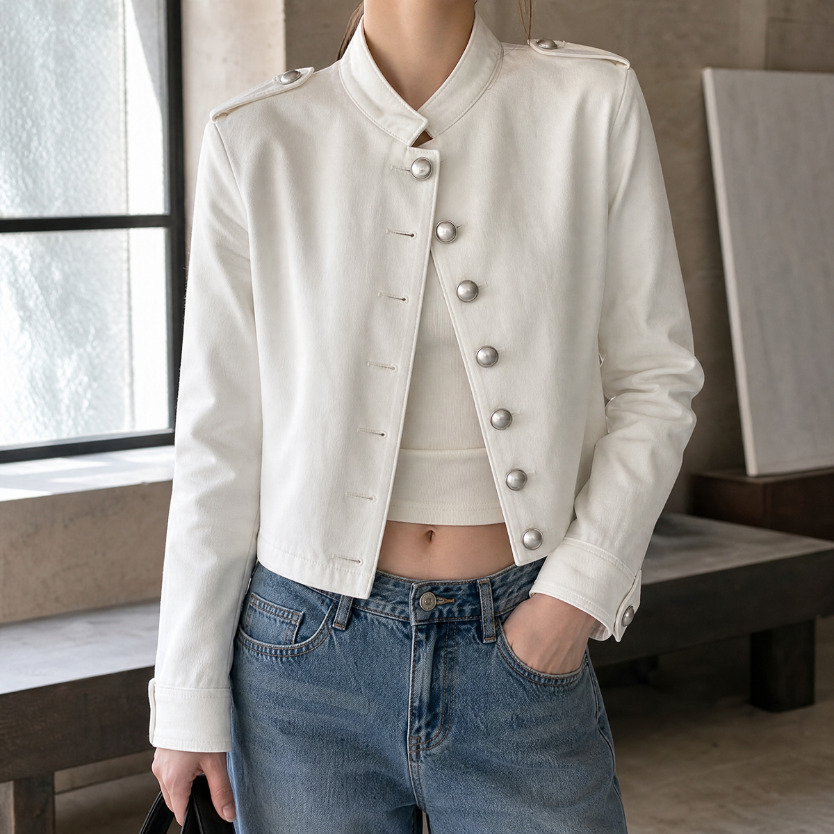 Melanie | Military Jacket