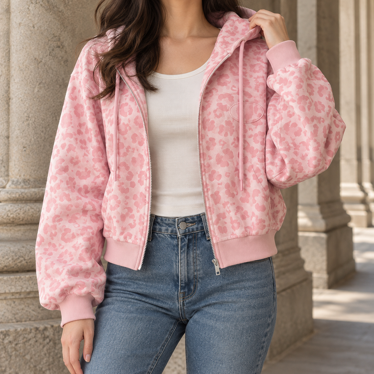 Roberta | Leopard Zip Jacket