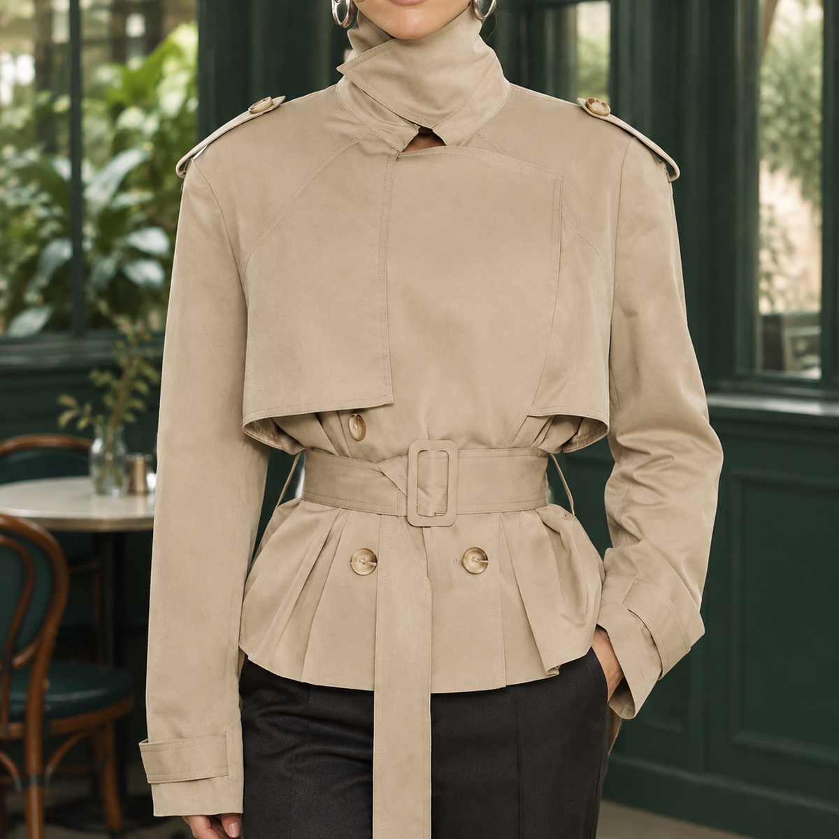 Violet | Belted Jacket