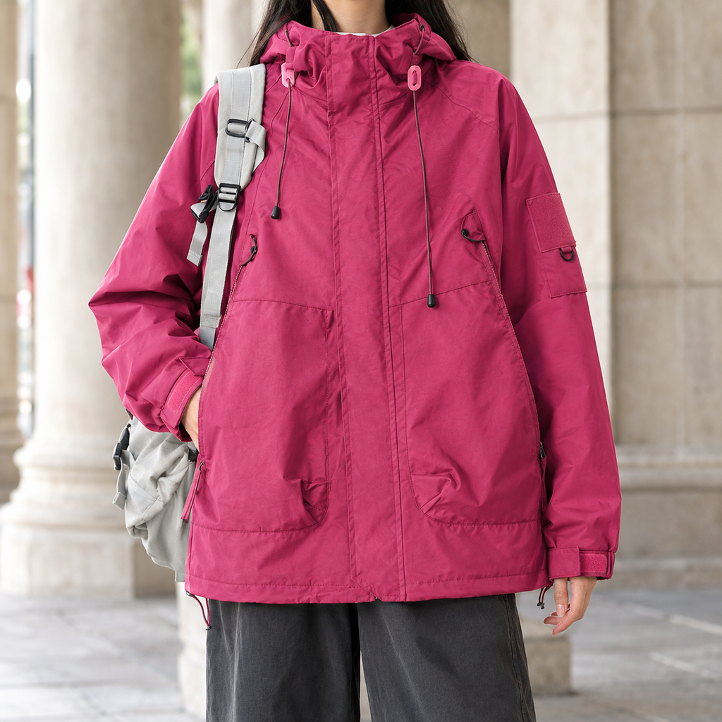 Violet | Hooded Utility Jacket