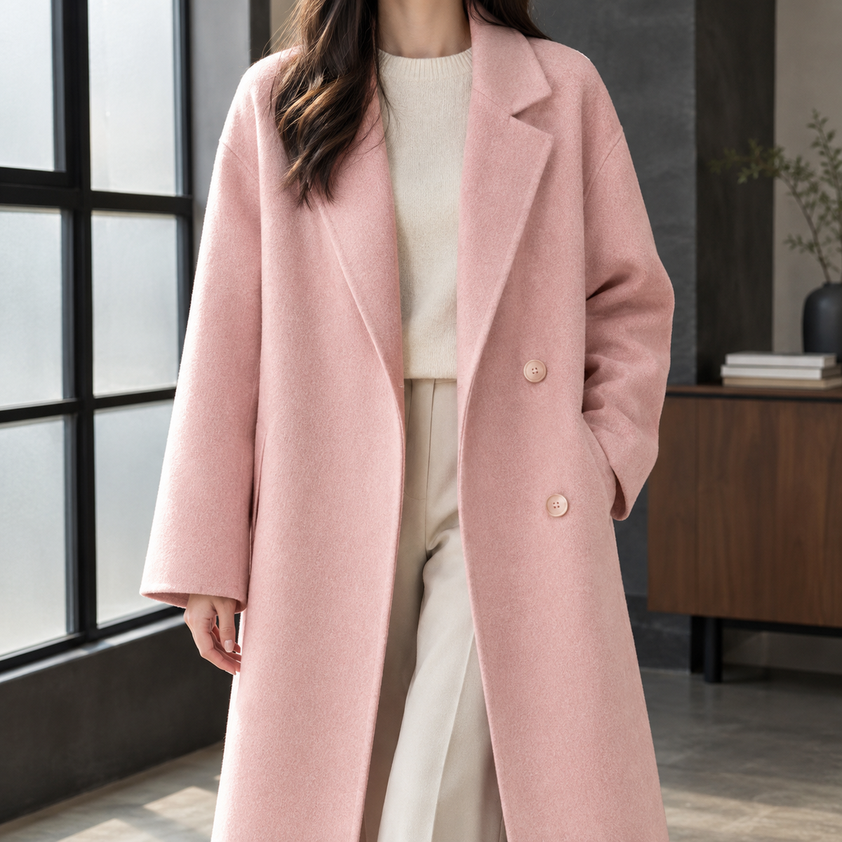 Delia | Double Breasted Coat