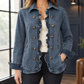 Naomi | Ruffled Denim Jacket