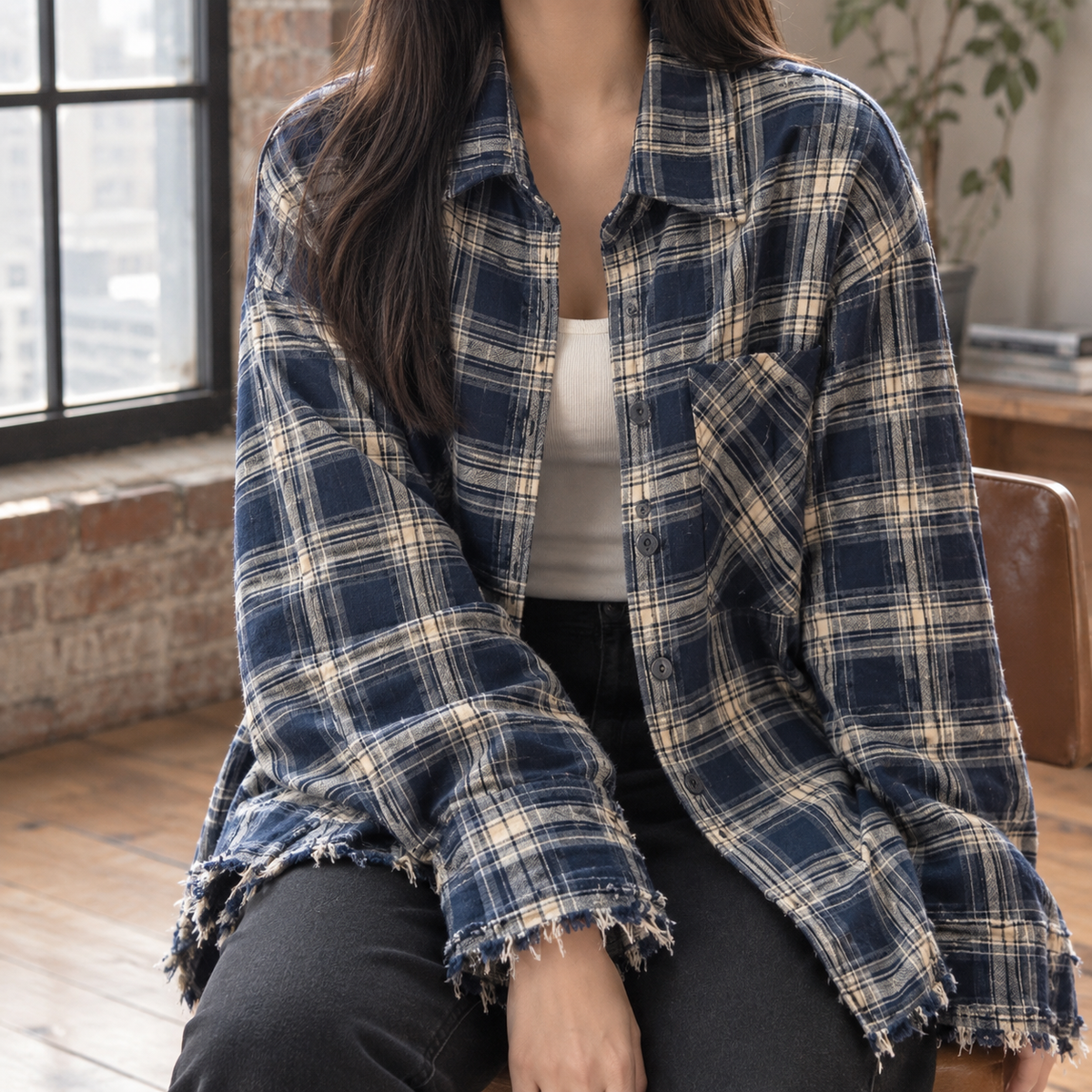 Miranda | Plaid Overshirt