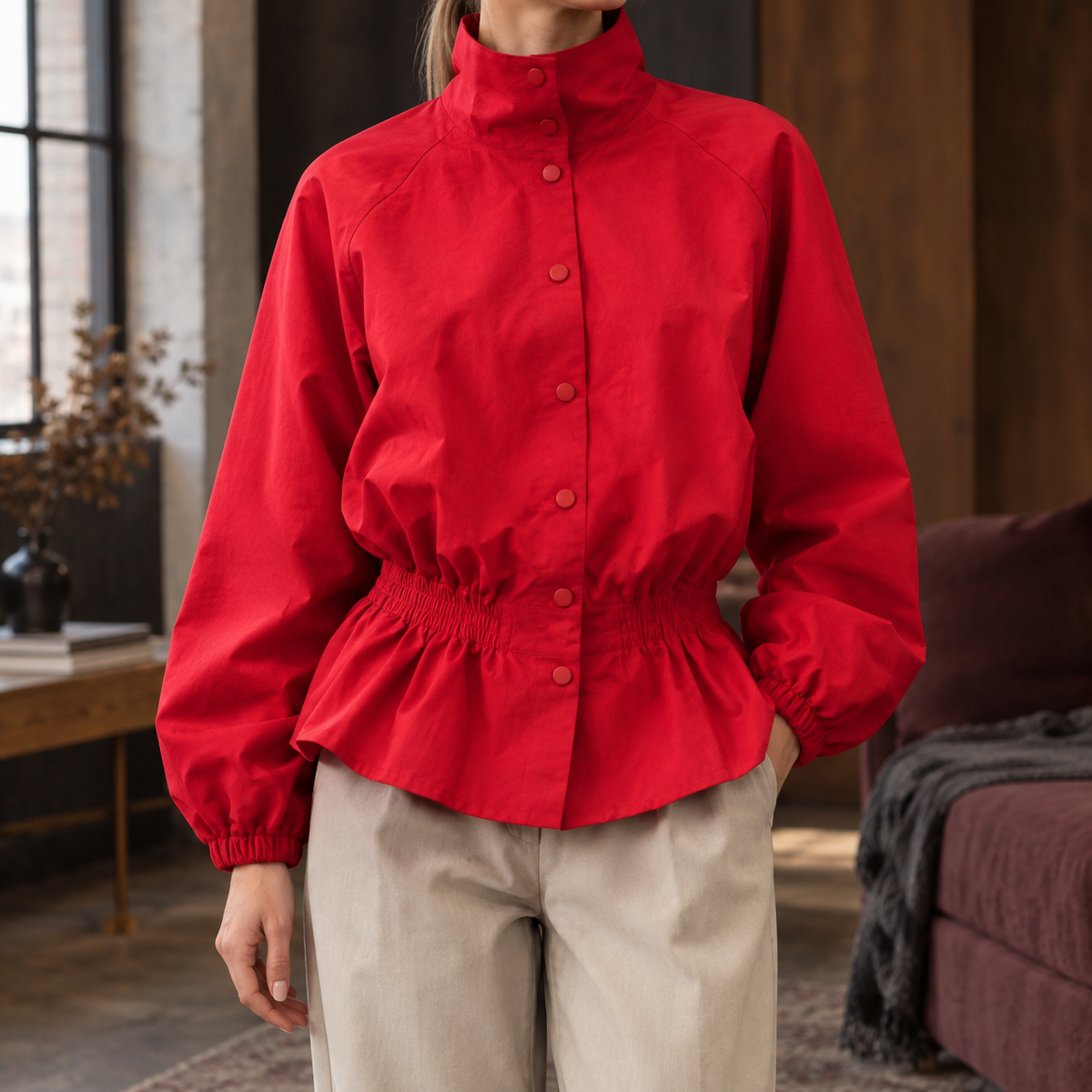 Hazel | Cinched Jacket