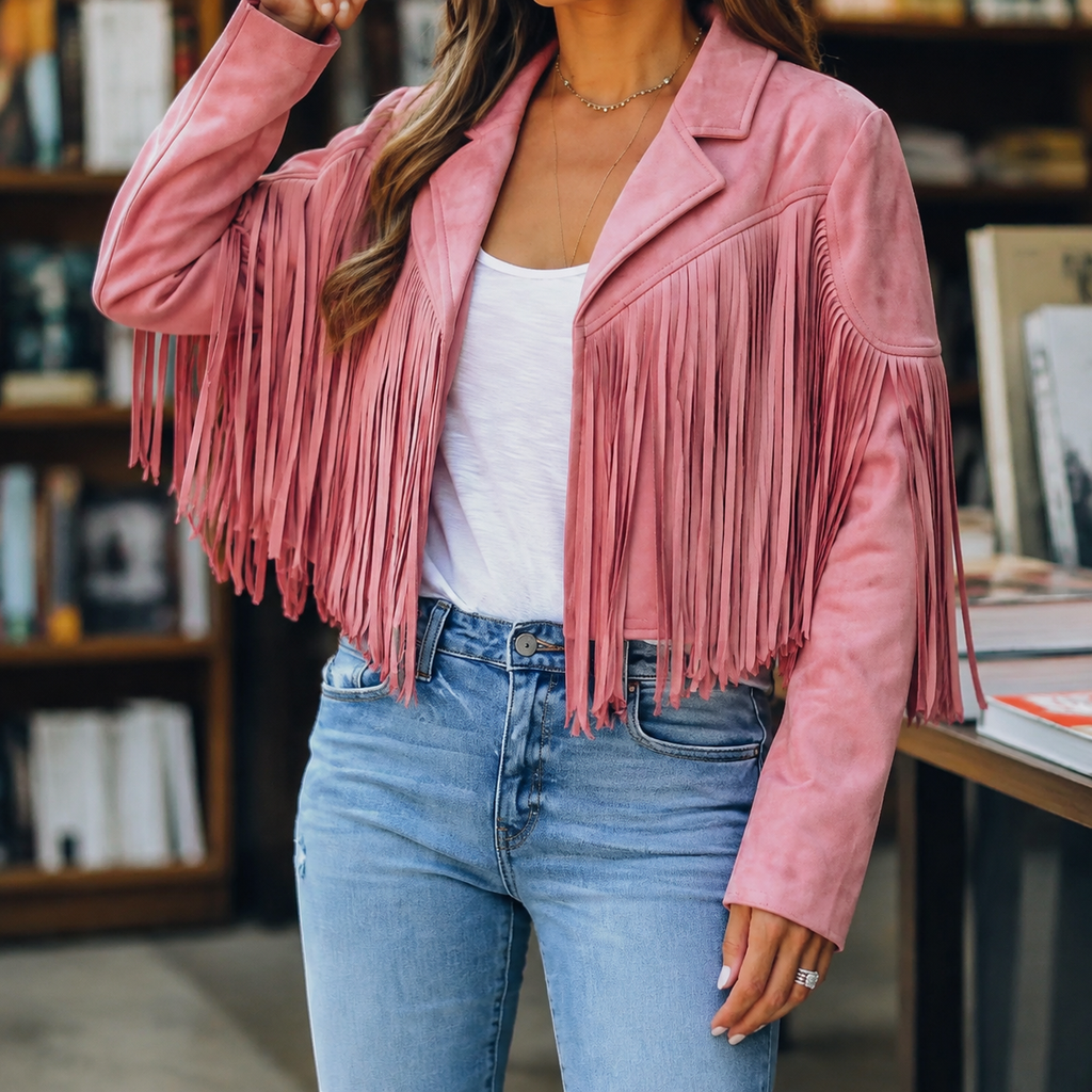Sarah | Fringe Jacket