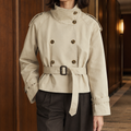 Carol | Cropped Trench Jacket