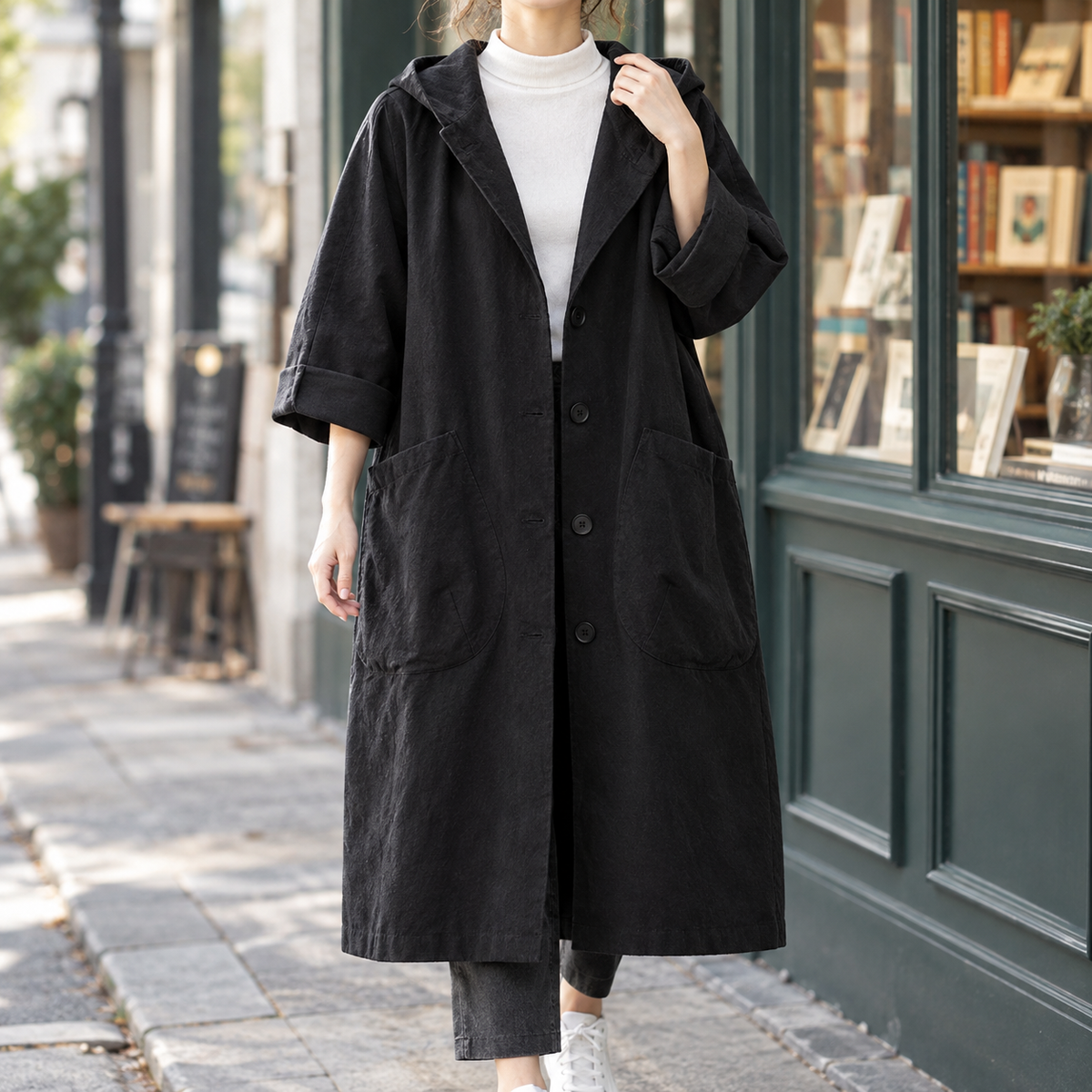 June | Hooded Coat