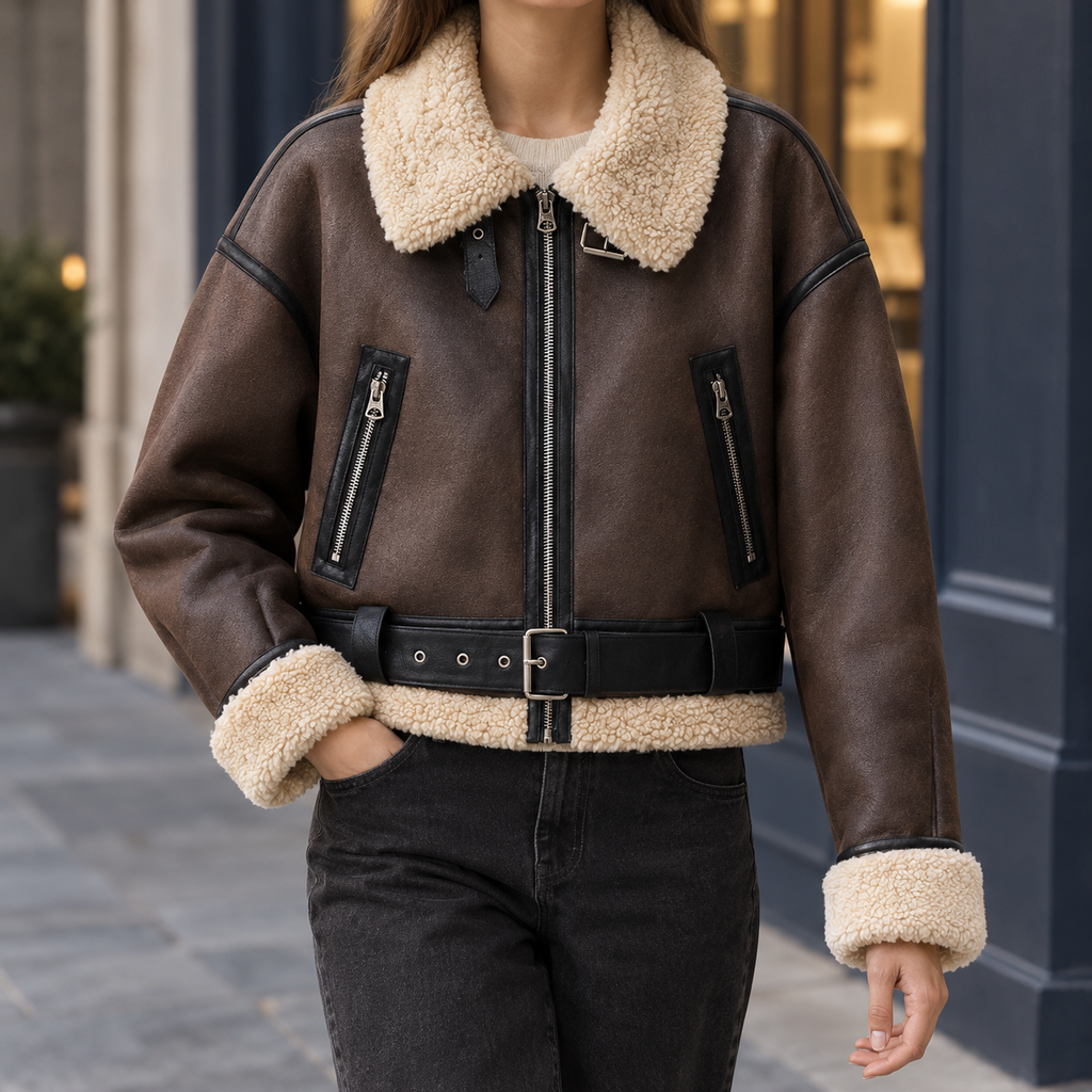 Isla | Aviator Jacket