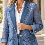 Maeve | Lace Panel Jacket