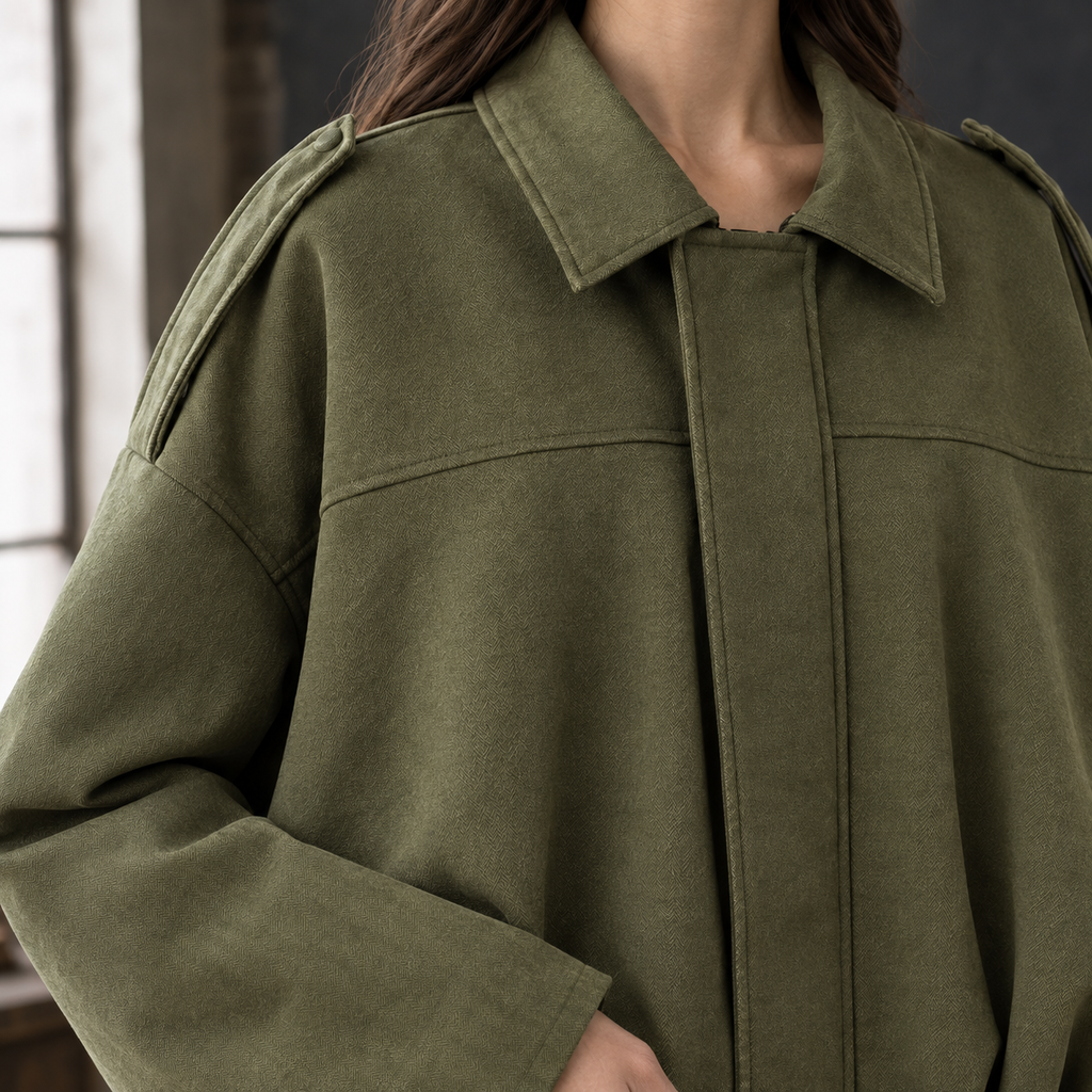 Neva | Oversized Bomber Jacket