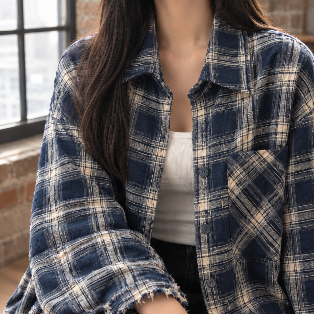 Miranda | Plaid Overshirt