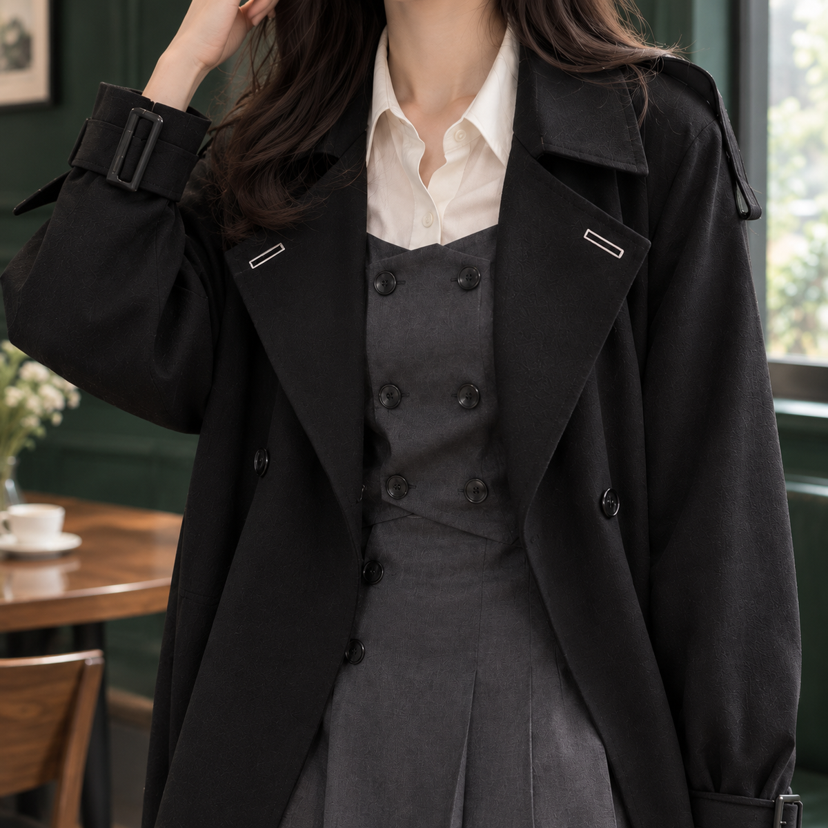 Margaret | Double Breasted Overcoat