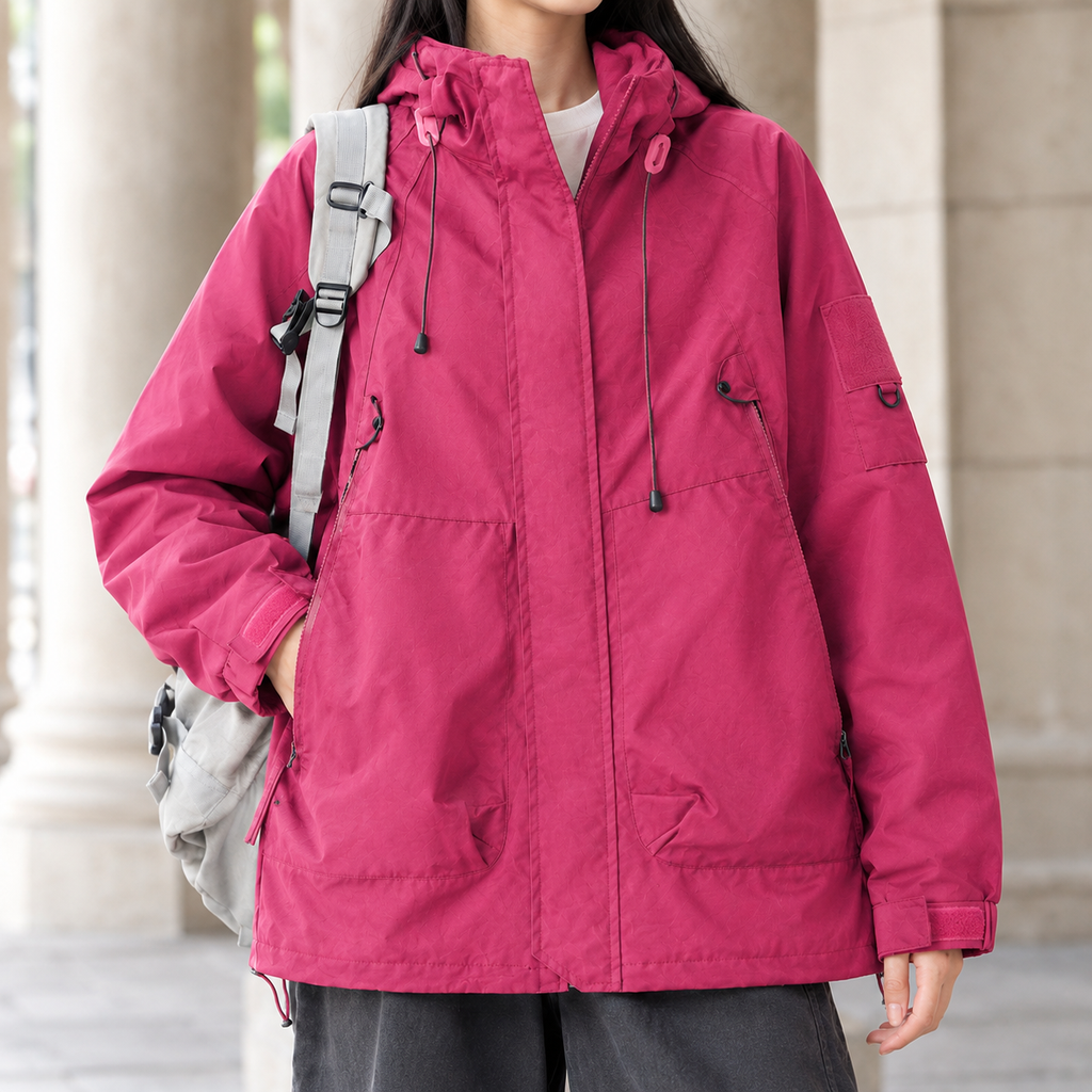 Violet | Hooded Utility Jacket