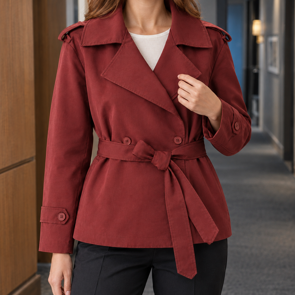 Madeline | Belted Trench Jacket
