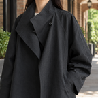 Valerie | Stand Collar Overcoat