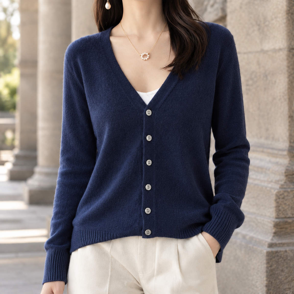 Adeline | V-Neck Cardigan
