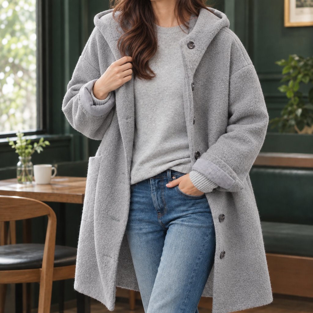 Elena | Hooded Coat