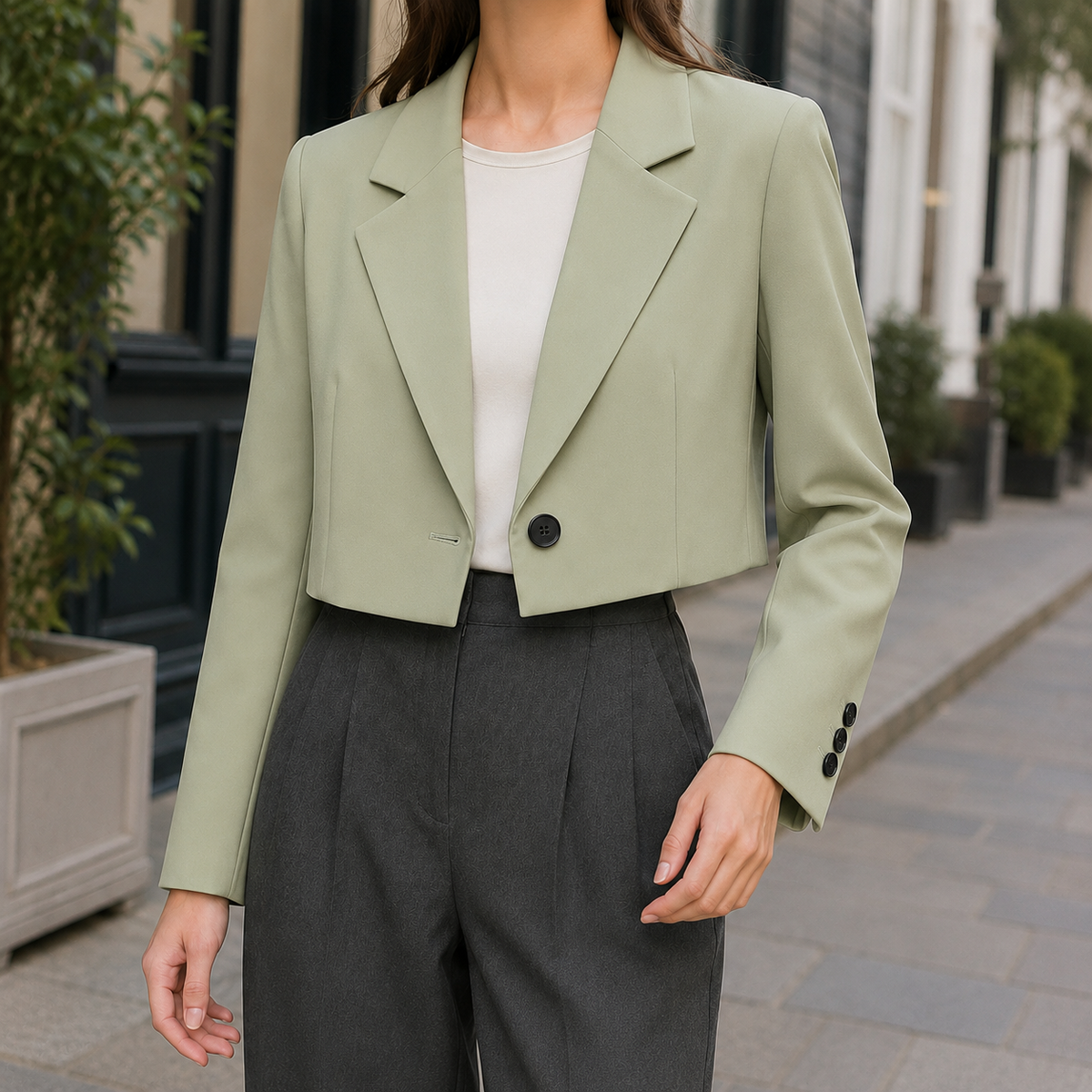 Miranda | Cropped Blazer
