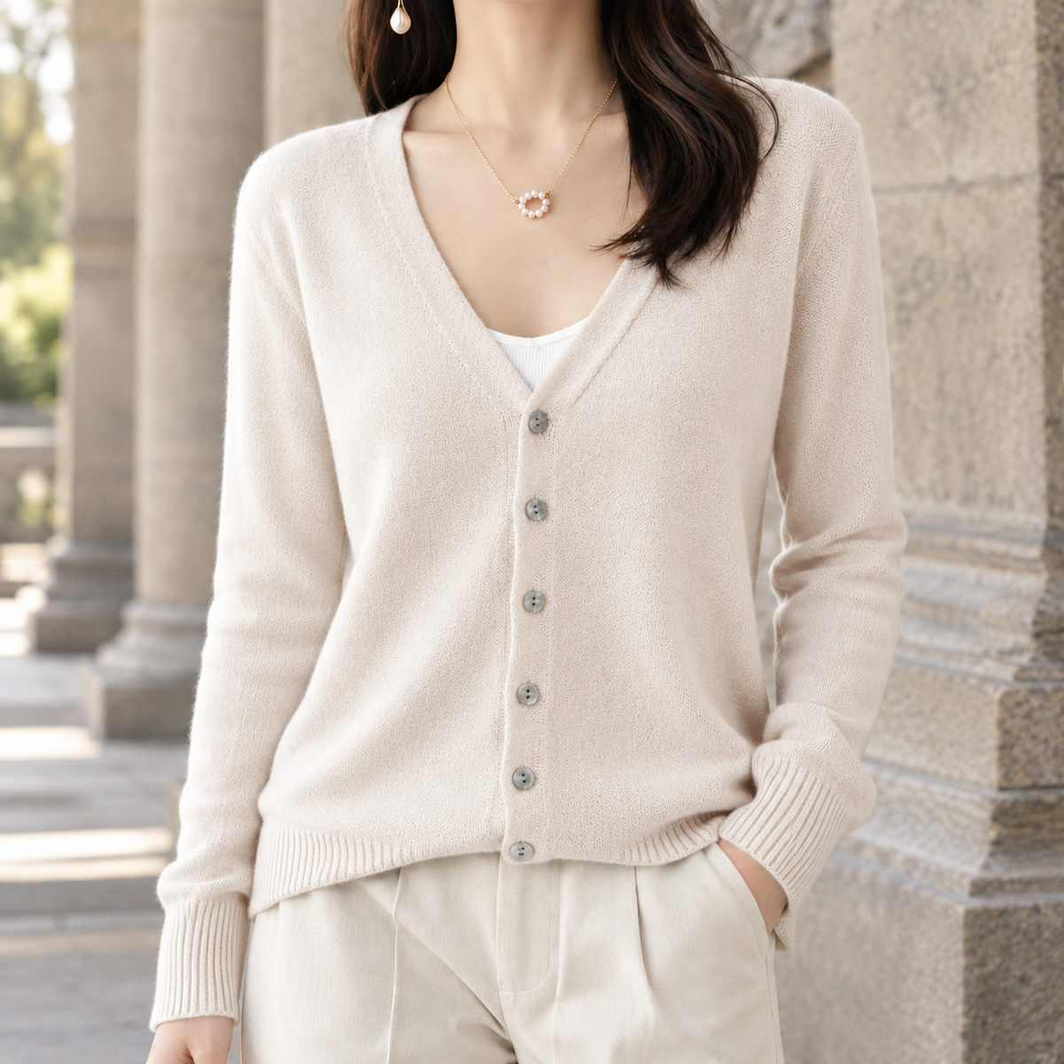 Adeline | V-Neck Cardigan